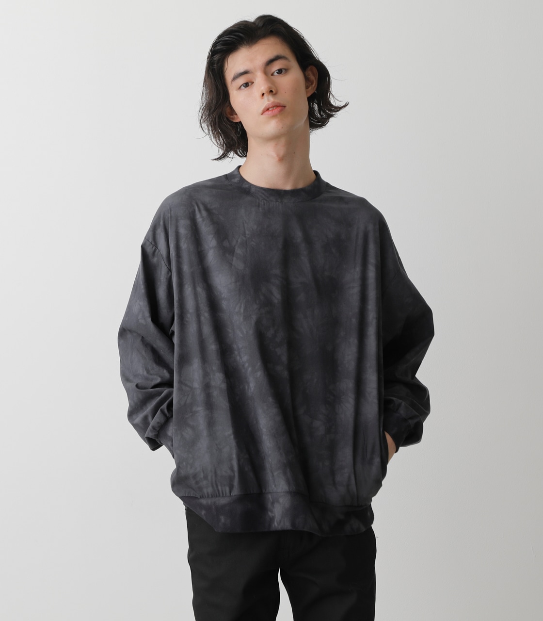 UNEVEN DYEING PULLOVER/アニーバンダイイングプルオーバー｜AZUL BY