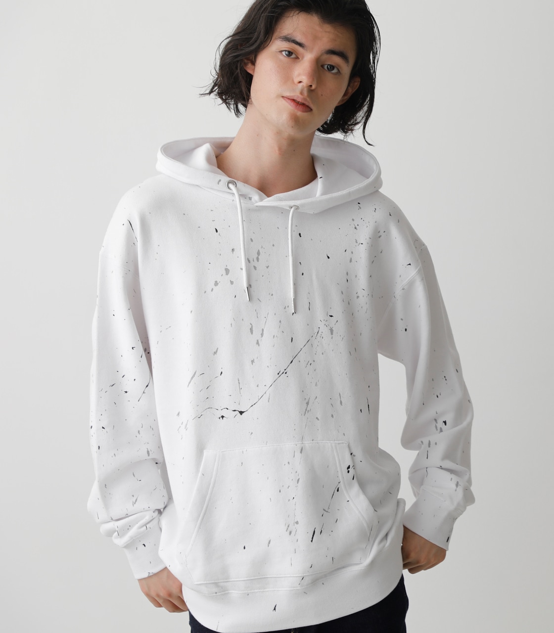 PAINT SWEAT HOODIE/ペイントスウェットフーディ