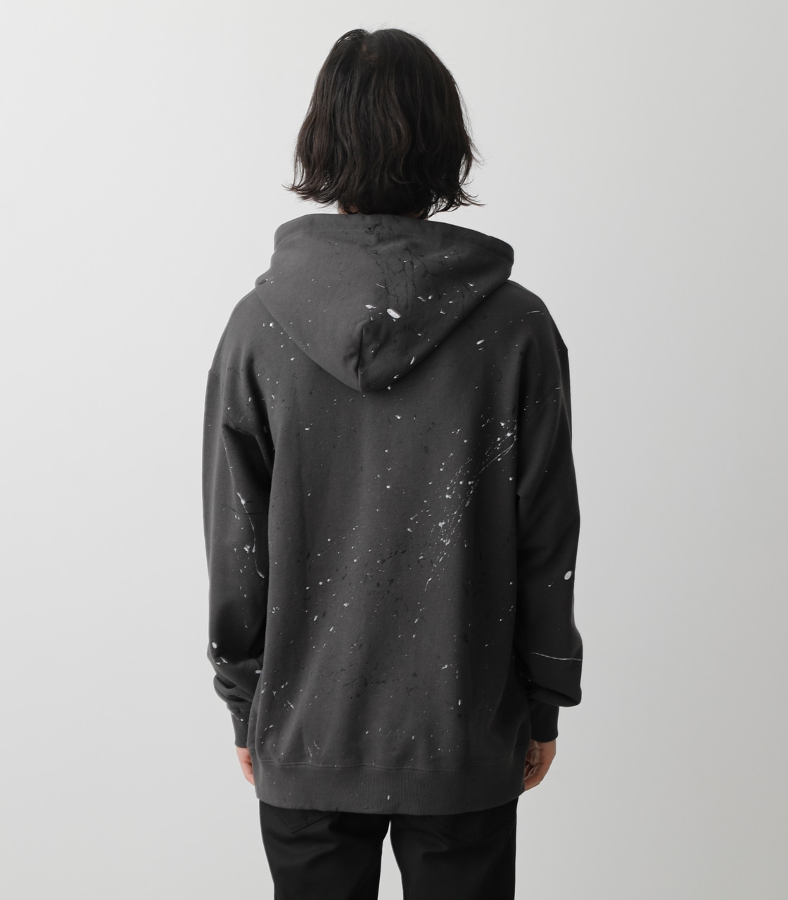 PAINT SWEAT HOODIE/ペイントスウェットフーディ｜AZUL BY MOUSSY 