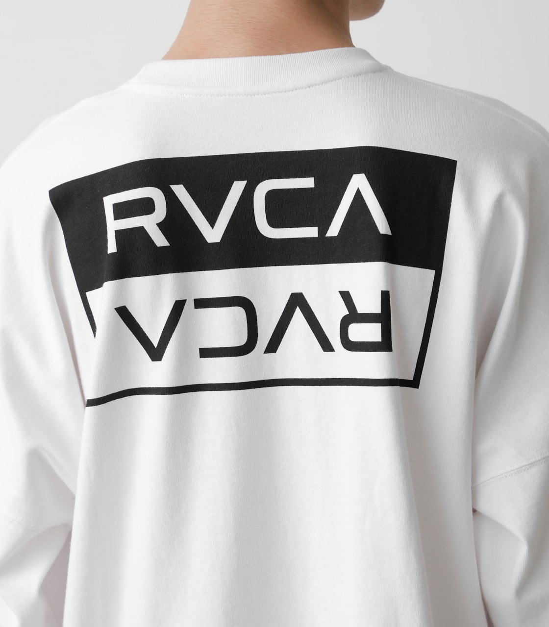 RVCA×AZUL LOGO LONG TEE/RVCA×AZULロゴロングTシャツ 詳細画像 WHT 9