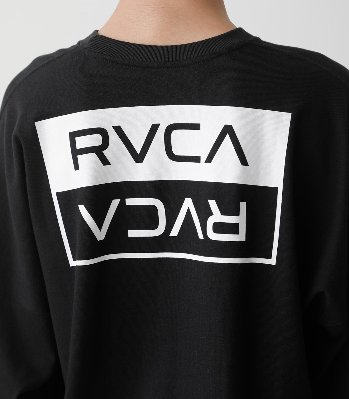 RVCA×AZUL LOGO LONG TEE/RVCA×AZULロゴロングTシャツ 詳細画像 BLK 9