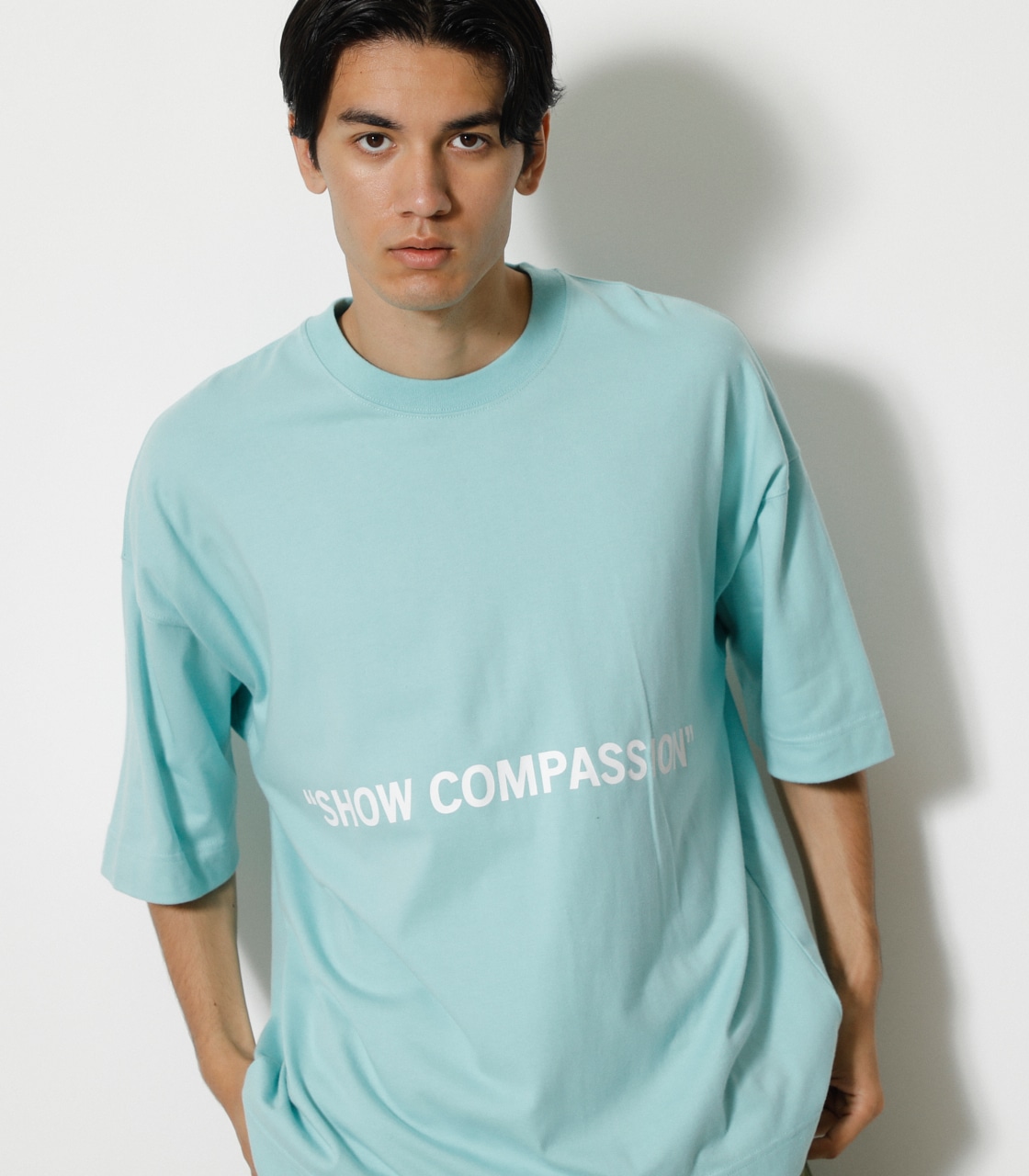 SHOW COMPASSION BIG TEE/ショウコンパッションビッグTシャツ 詳細画像 MINT 3
