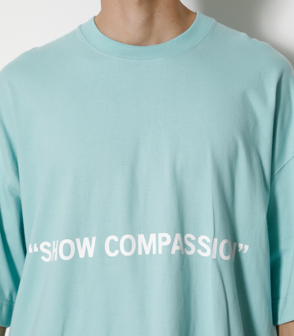 SHOW COMPASSION BIG TEE/ショウコンパッションビッグTシャツ 詳細画像 MINT 8