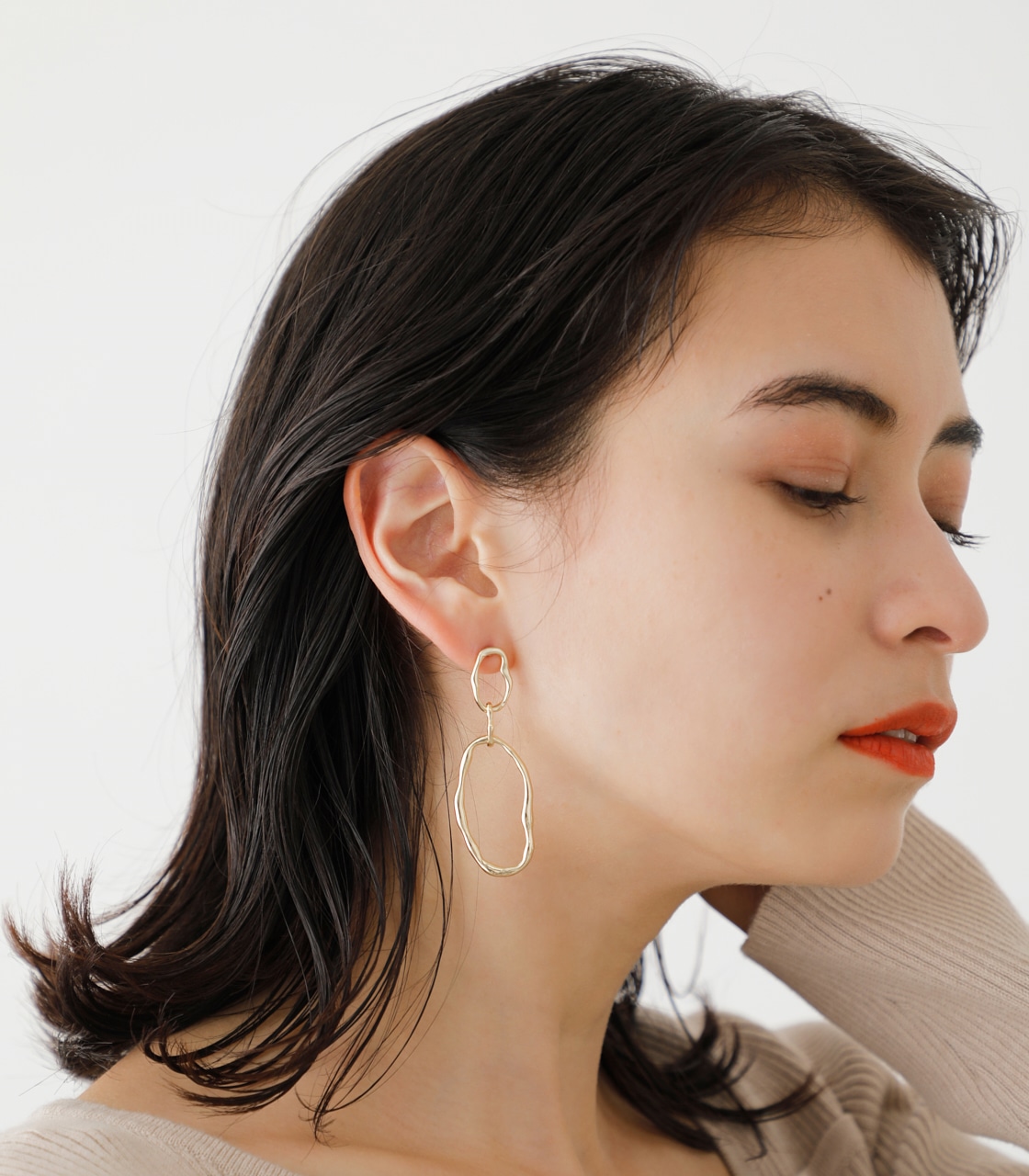 NUANCE ROUND EARRINGS/ニュアンスラウンドピアス｜AZUL BY MOUSSY（アズールバイマウジー）公式通販サイト