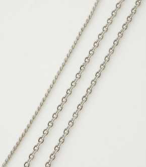 COIN THREE-STRAND NECKLACE/コインスリーストランドネックレス【MOOK54掲載 90359】 詳細画像