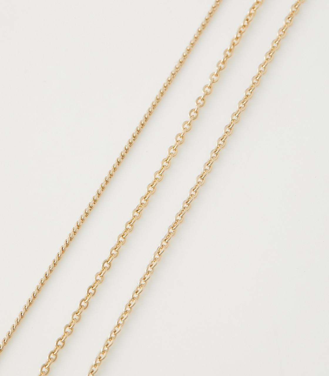 COIN THREE-STRAND NECKLACE/コインスリーストランドネックレス【MOOK54掲載 90359】 詳細画像 L/GLD 5