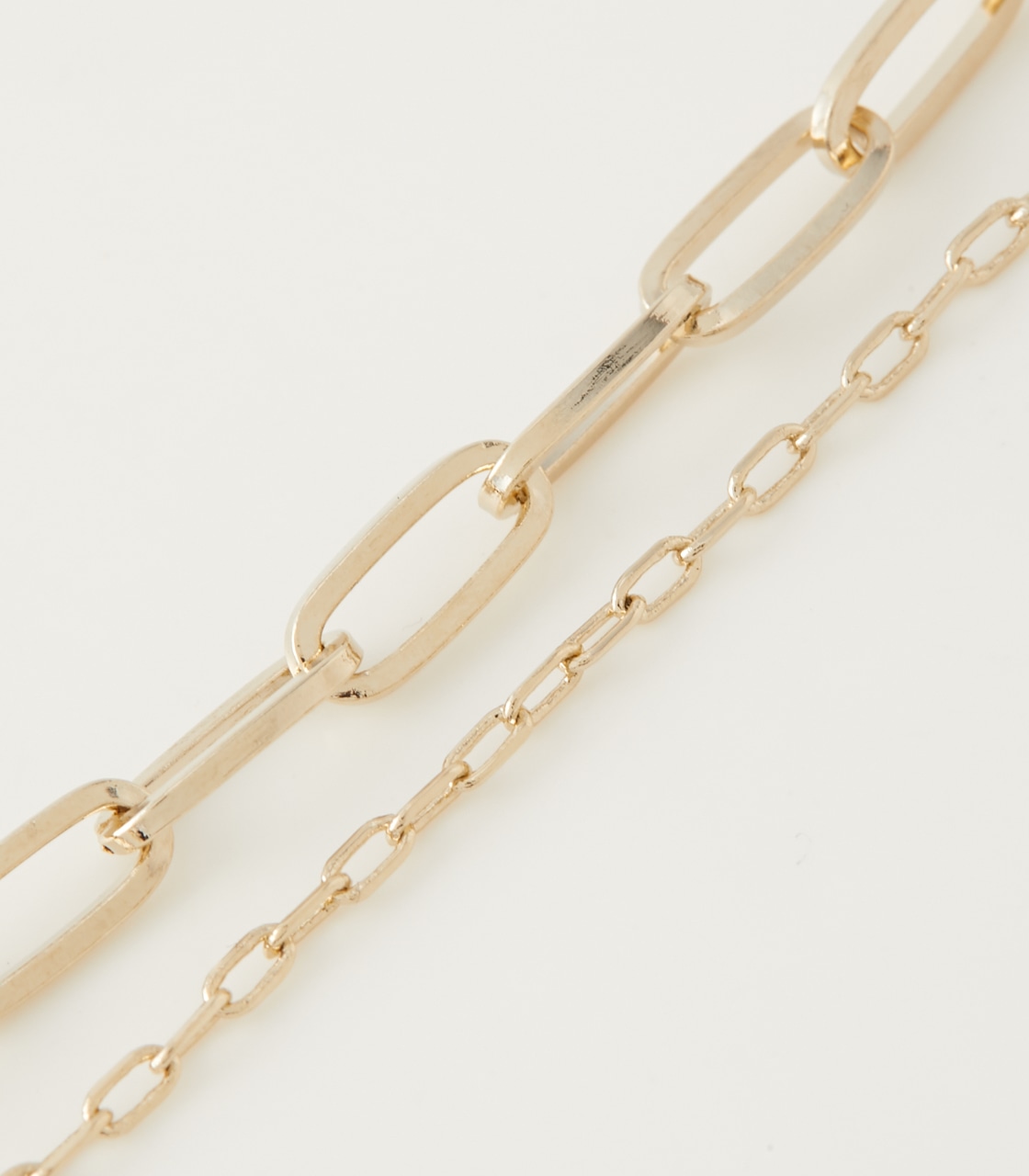 WIDE CHAIN DOUBLE NECKLACE/ワイドチェーンダブルネックレス 詳細画像 L/GLD 5