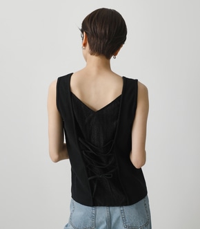 BACK LACE DOCKING TOPS/バックレースドッキングトップス
