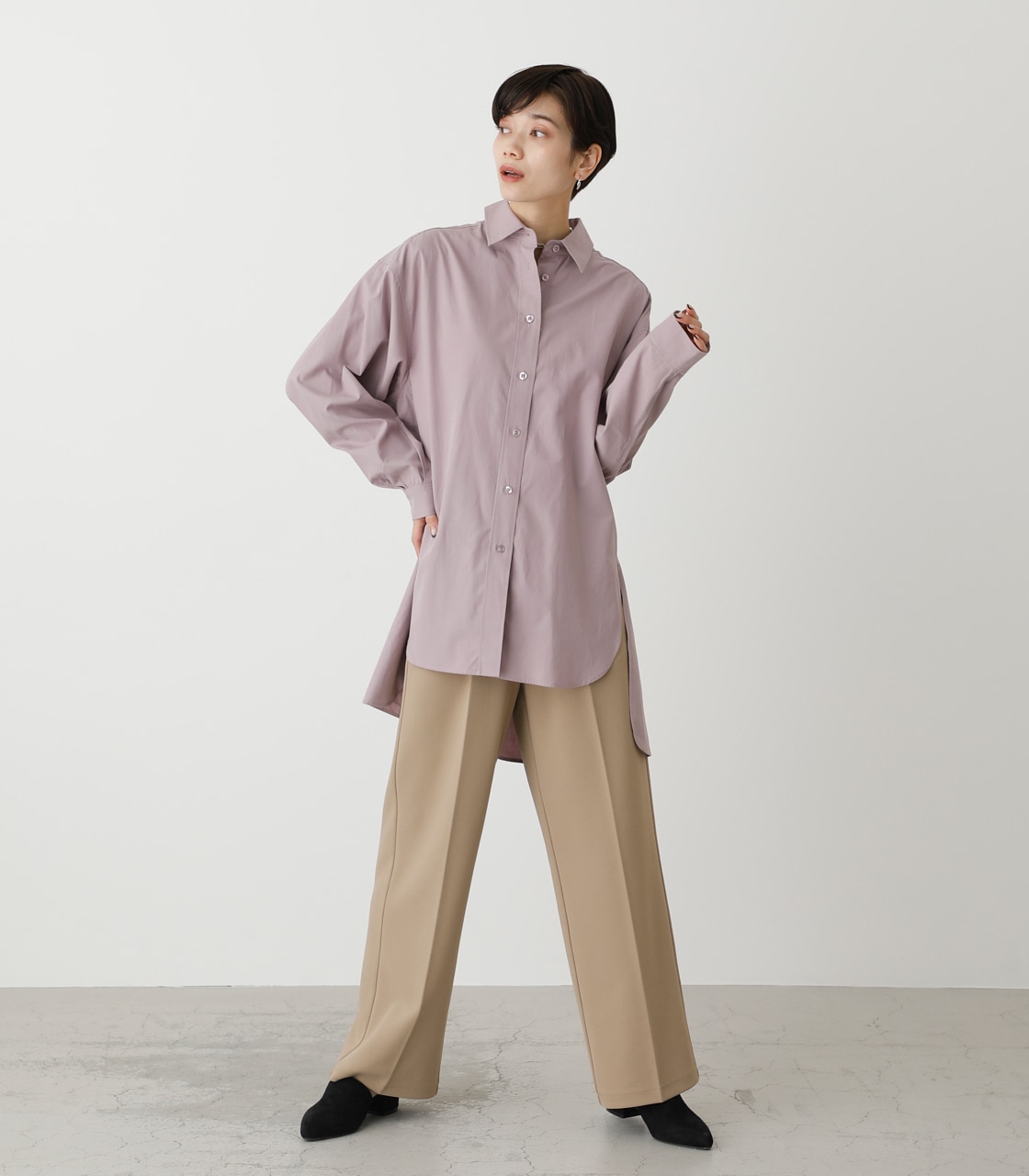 COLOR SIMPLE SHIRTS/カラーシンプルシャツ 詳細画像 L/PUR 4