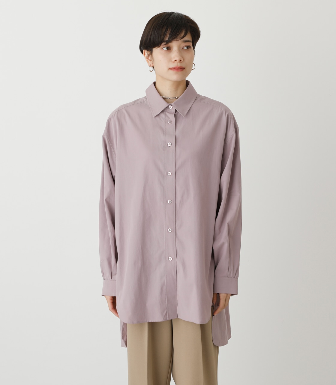 COLOR SIMPLE SHIRTS/カラーシンプルシャツ 詳細画像 L/PUR 5
