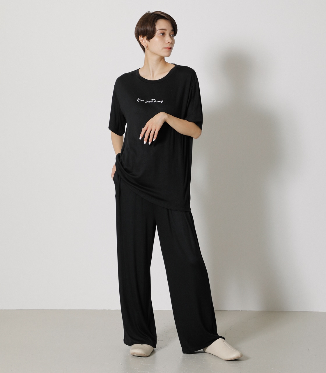 T/H RELAX WIDE PANTS/ T/Hリラックスワイドパンツ｜AZUL BY MOUSSY 