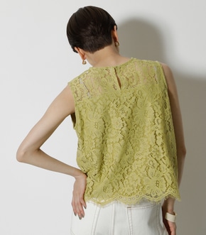 SCALLOP LACE TOPS/スカロップレーストップス 詳細画像
