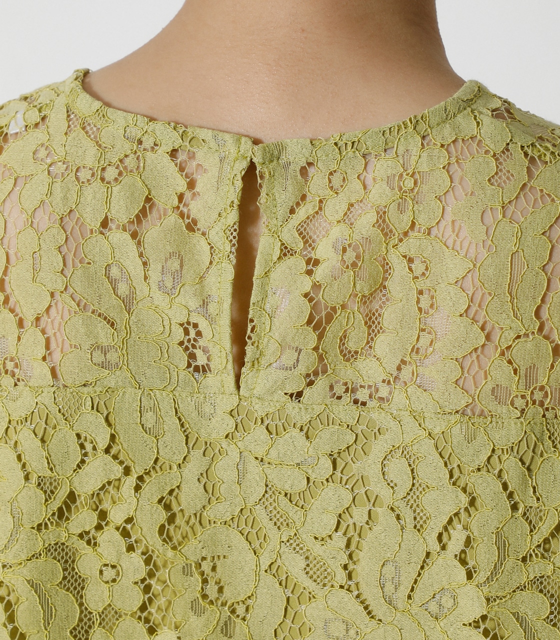 SCALLOP LACE TOPS/スカロップレーストップス 詳細画像 LIME 9