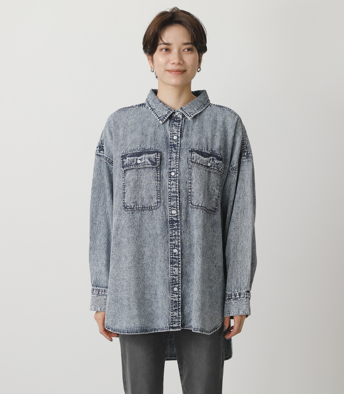 CHEMICAL DENIM SHIRT/ケミカルデニムシャツ