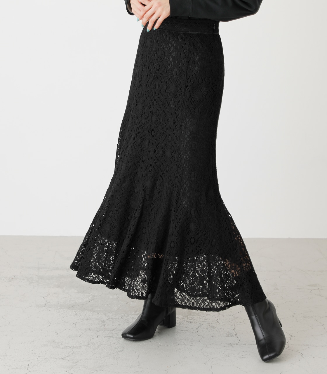 LACE NARROW SKIRT/レースナロースカート｜AZUL BY MOUSSY（アズール 