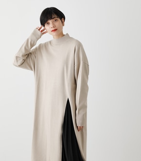 PLEATS LAYER KNIT ONEPIECE/プリーツレイヤーニットワンピース 詳細画像