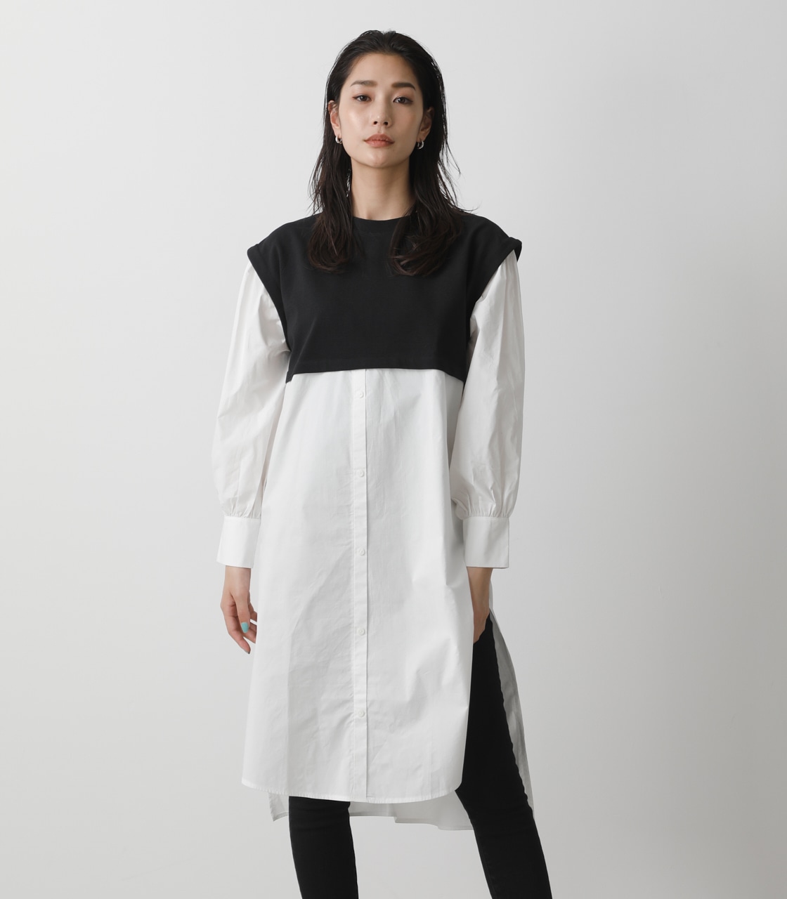 SHIRT DOCKING TUNIC/シャツドッキングチュニック｜AZUL BY MOUSSY（アズールバイマウジー）公式通販サイト