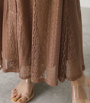 BUTTON LACE SKIRT/ボタンレーススカート 詳細画像