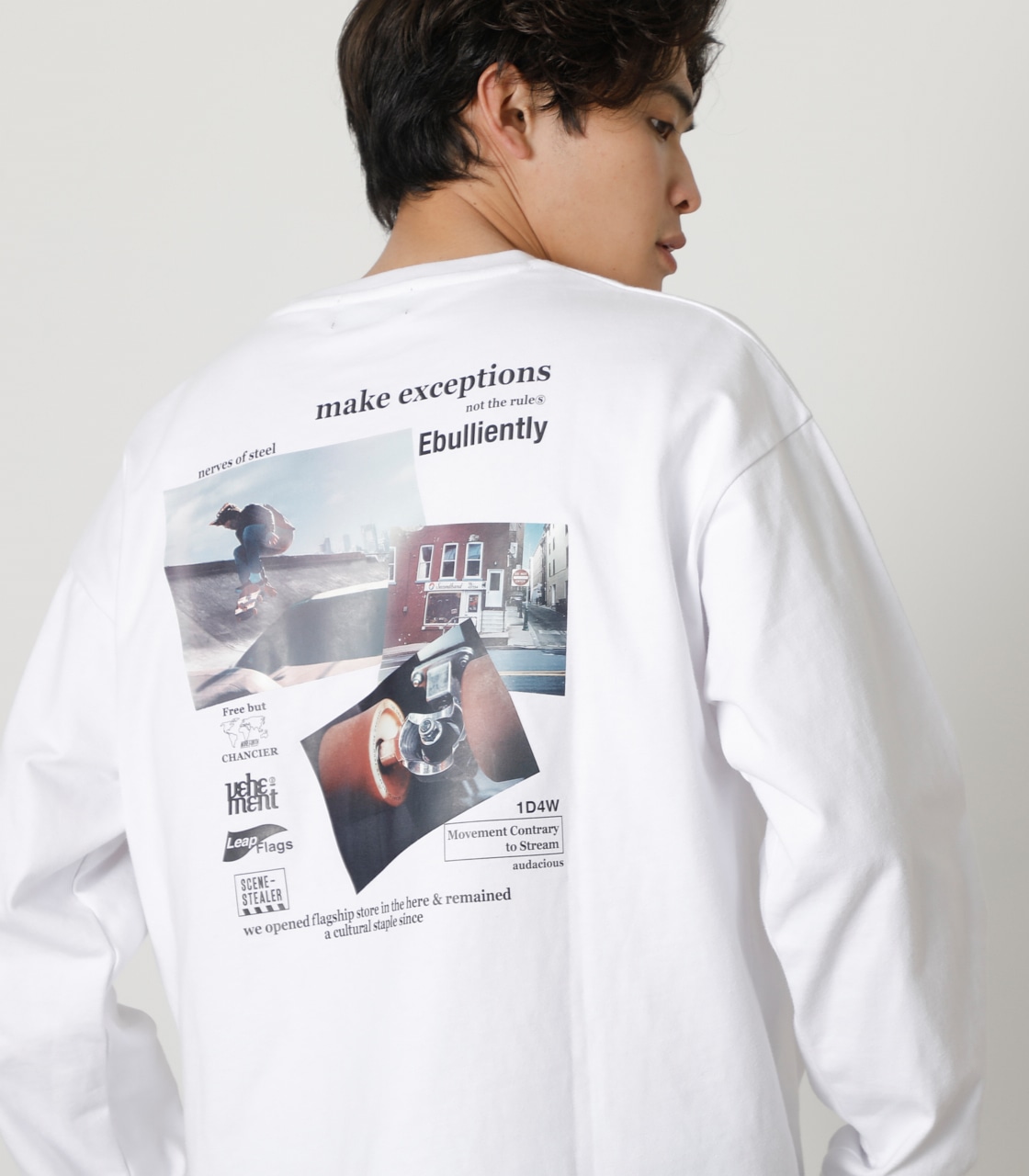 EBULLIENTLY PHOTO LONG TEE/イバリアントリーフォトロングTシャツ｜AZUL BY MOUSSY（アズールバイマウジー ）公式通販サイト