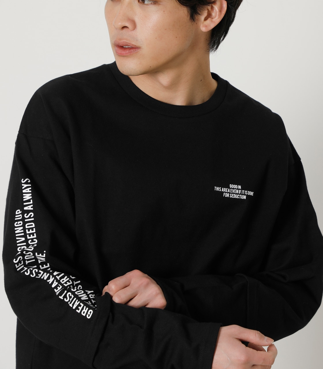 CERTAIN WAY LAYERED LONG TEE/サーテンウェイレイヤードロングTシャツ 