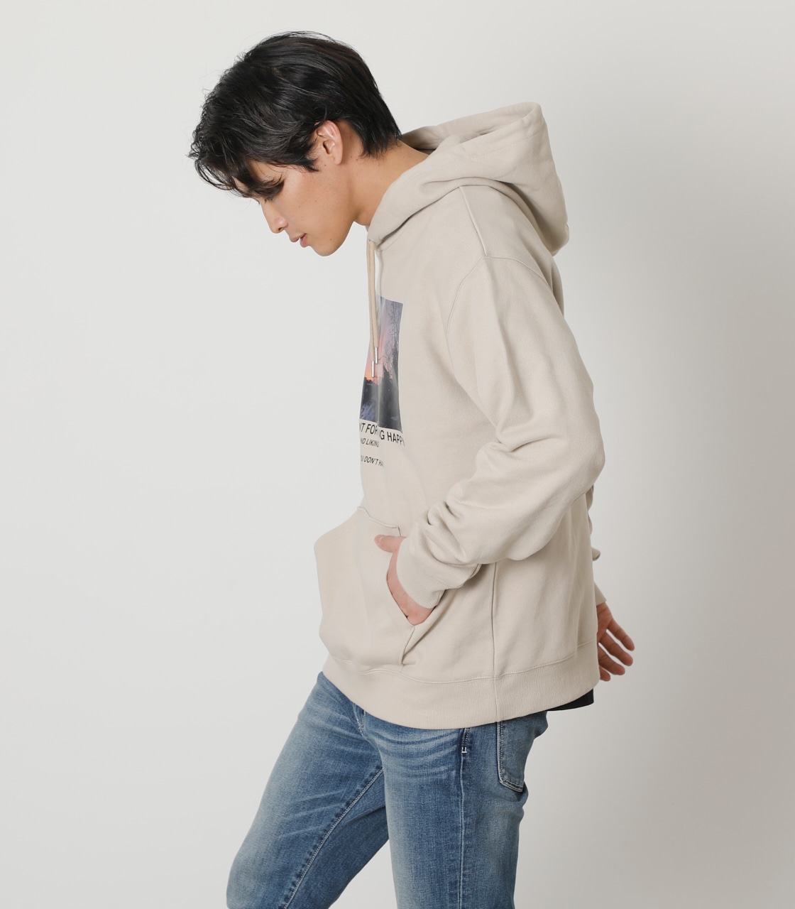 THE TALENT PHOTO HOODIE/ザタレントフォトフーディ｜AZUL BY MOUSSY ...