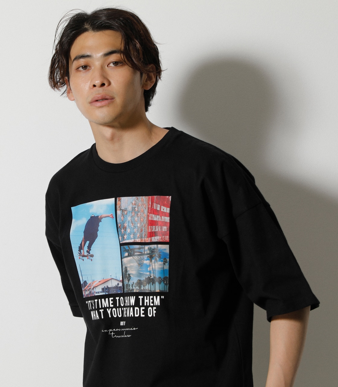 IT'S TIME TO SHOW TEE/イッツタイムトゥショウTシャツ｜AZUL BY 