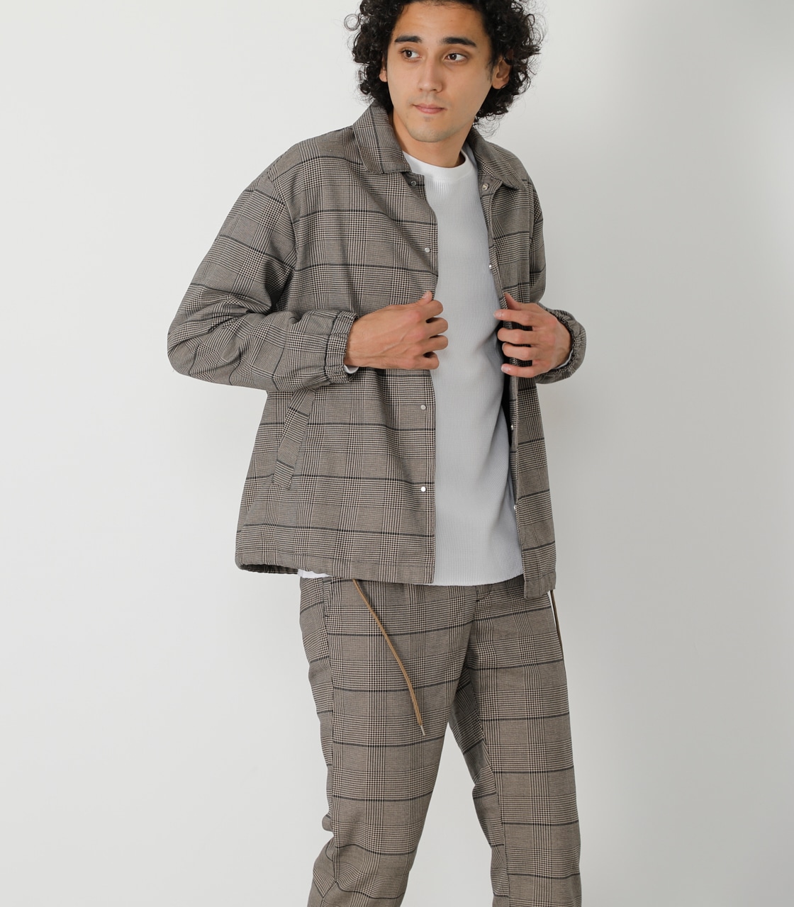 【3月10日(日)8:59まで期間限定価格】GLEN CHECK COACH JACKET/グレンチェックコーチジャケット【MOOK54掲載  90345】