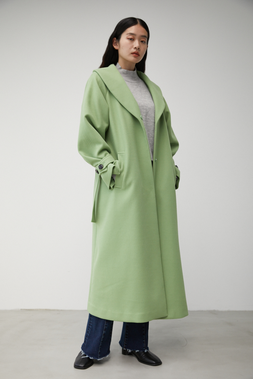 LONG GOWN COAT/ロングガウンコート｜AZUL BY MOUSSY（アズールバイ 