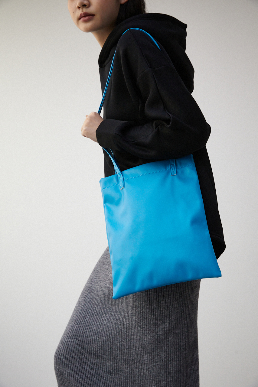 FAUX LEATHER TOTE BAG/フェイクレザートートバッグ 詳細画像 BLU 9
