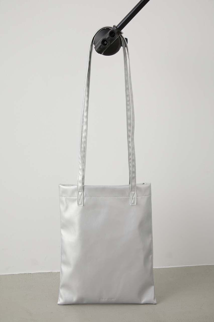 FAUX LEATHER TOTE BAG/フェイクレザートートバッグ 詳細画像 SLV 1