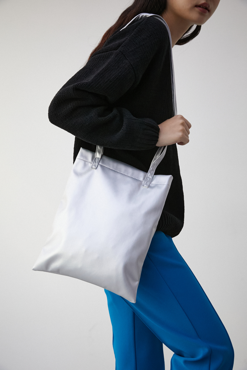 FAUX LEATHER TOTE BAG/フェイクレザートートバッグ 詳細画像 SLV 8