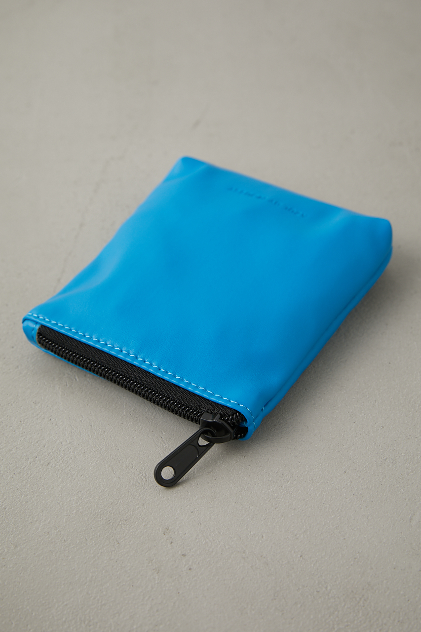 FAUX LEATHER POUCH/フェイクレザーポーチ 詳細画像 BLU 4