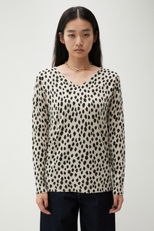 NUDIE 2WAY LEOPARD KNIT2/ヌーディー2WAYレオパードニット2｜AZUL BY 
