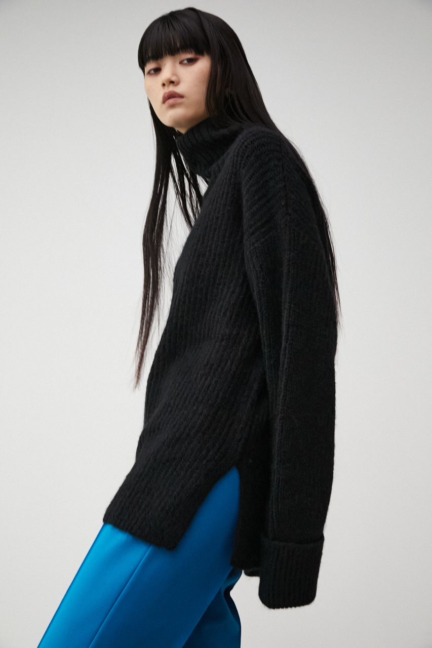 BIG TURTLE MIX KNIT TOPS/ビッグタートルミックスニットトップス｜AZUL BY  MOUSSY（アズールバイマウジー）公式通販サイト