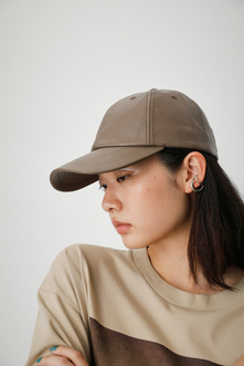 FAUX LEATHER CAP/フェイクレザーキャップ
