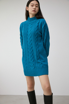 CHENILLE CABLE MINI ONEPIECE/シェニールケーブルミニワンピース