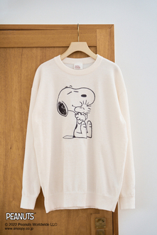 【AZUL HOME】 SNOOPY KNIT TOPS/スヌーピーニットトップス 詳細画像