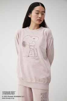 【AZUL HOME】 SNOOPY KNIT TOPS/スヌーピーニットトップス 詳細画像