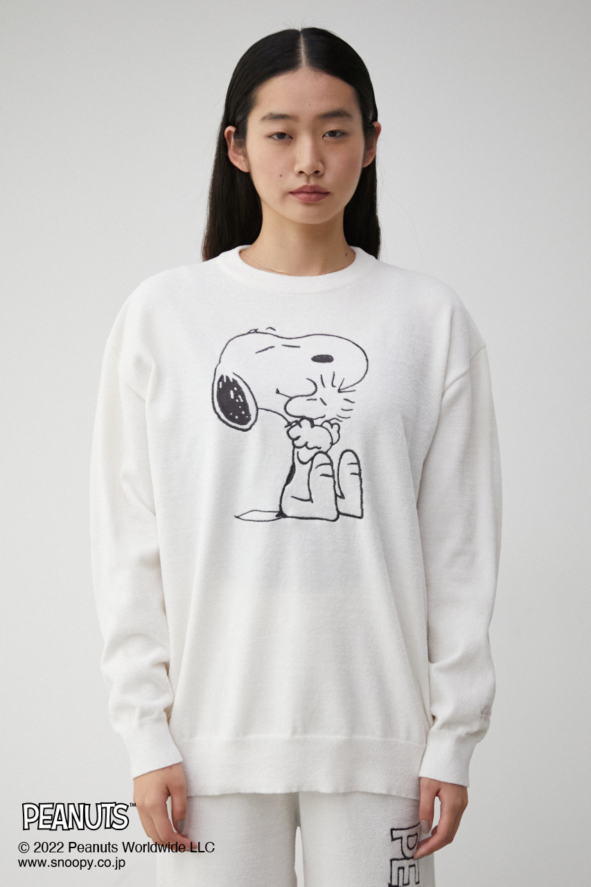 【AZUL HOME】 SNOOPY KNIT TOPS/スヌーピーニットトップス 詳細画像 IVOY 6