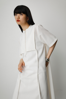 FLAP LAYERED SHIRT ONEPIECE/フラップレイヤードシャツワンピース 詳細画像