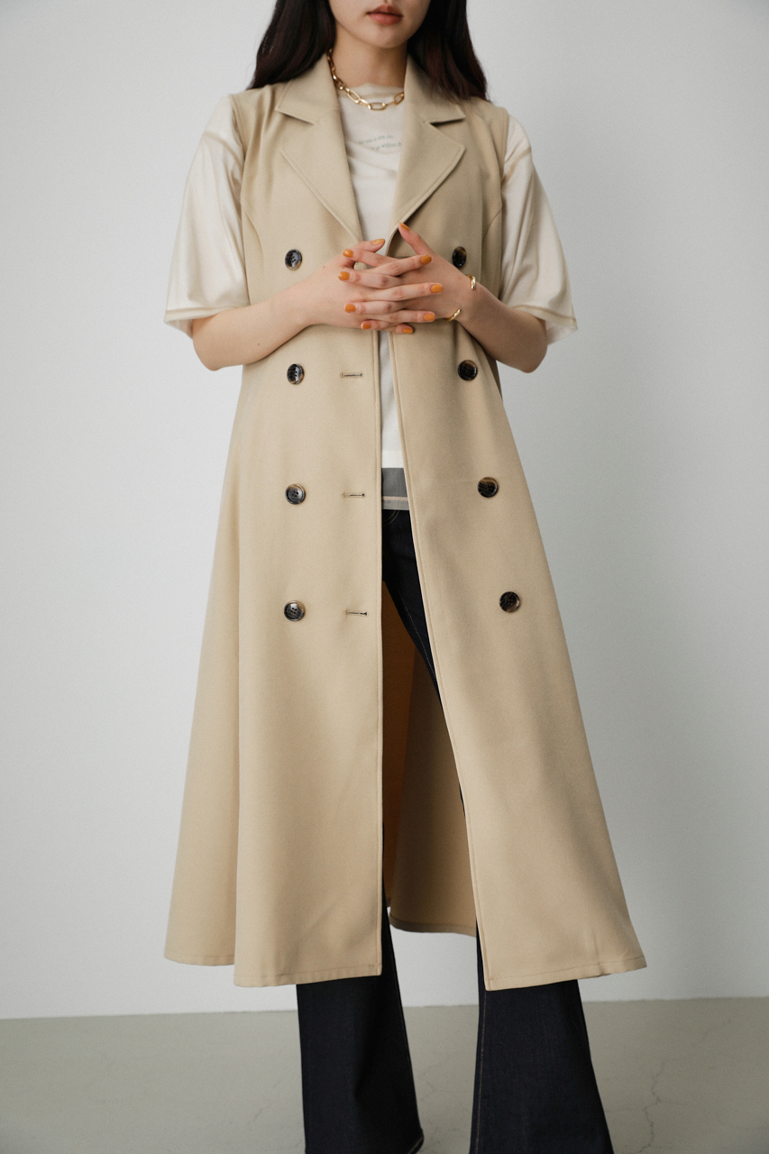 TRENCH GILET ONEPIECE/トレンチジレワンピース｜AZUL BY MOUSSY
