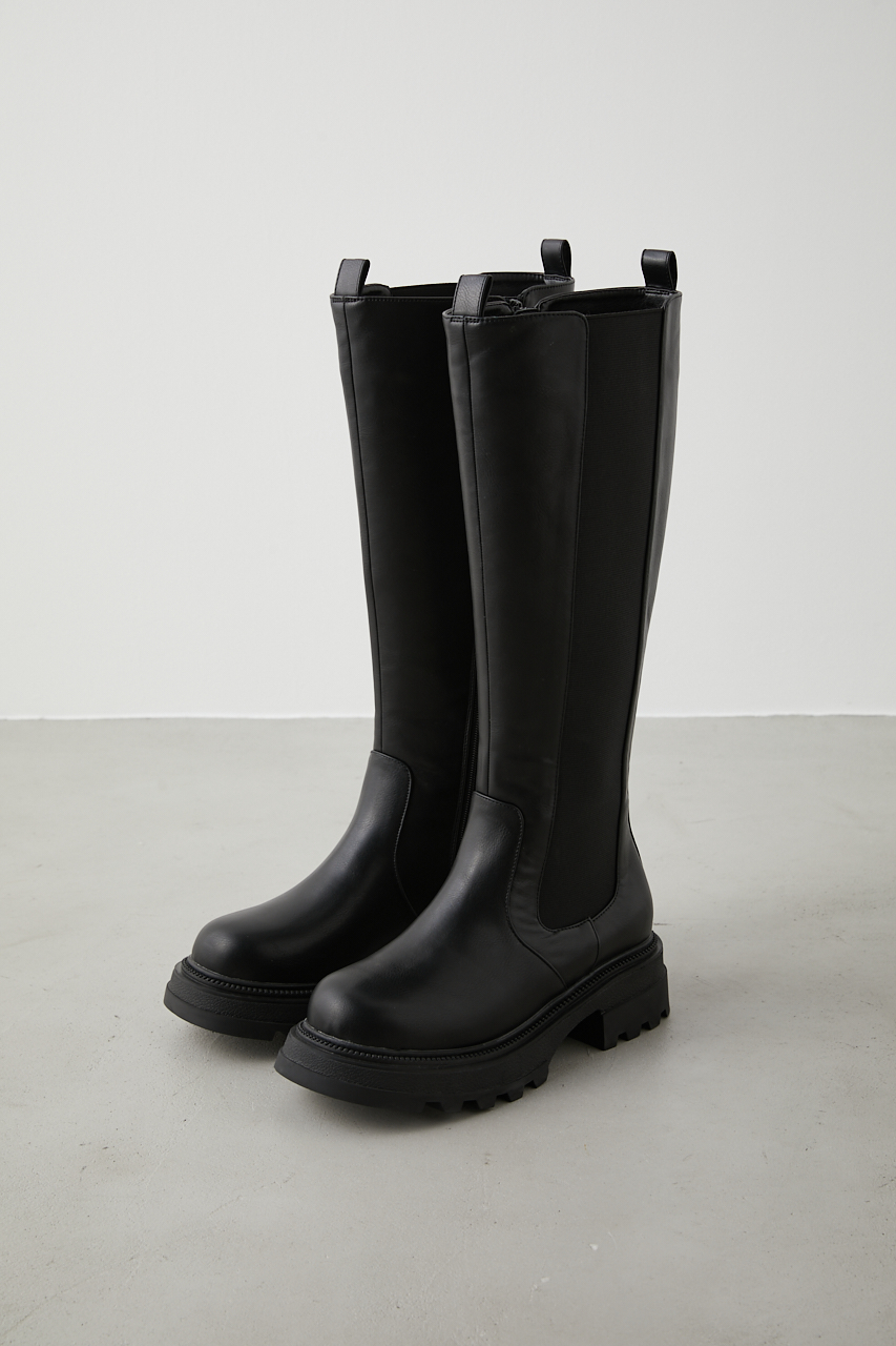 TRACK SOLE LONG BOOTS/トラックソールロングブーツ｜AZUL BY MOUSSY