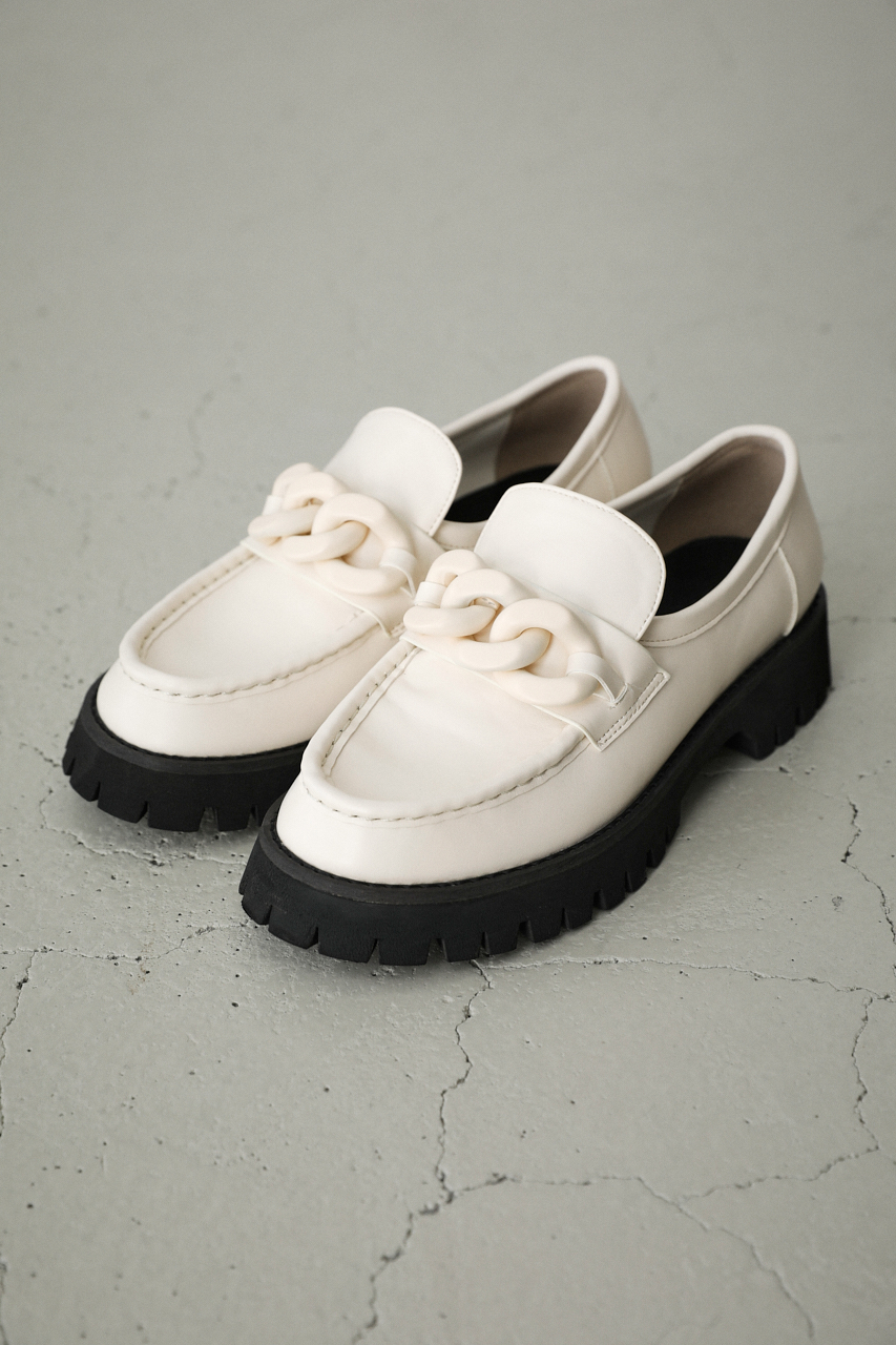 CHUNKY CHAIN LOAFERS/チャンキーチェーンローファー 詳細画像 IVOY 1
