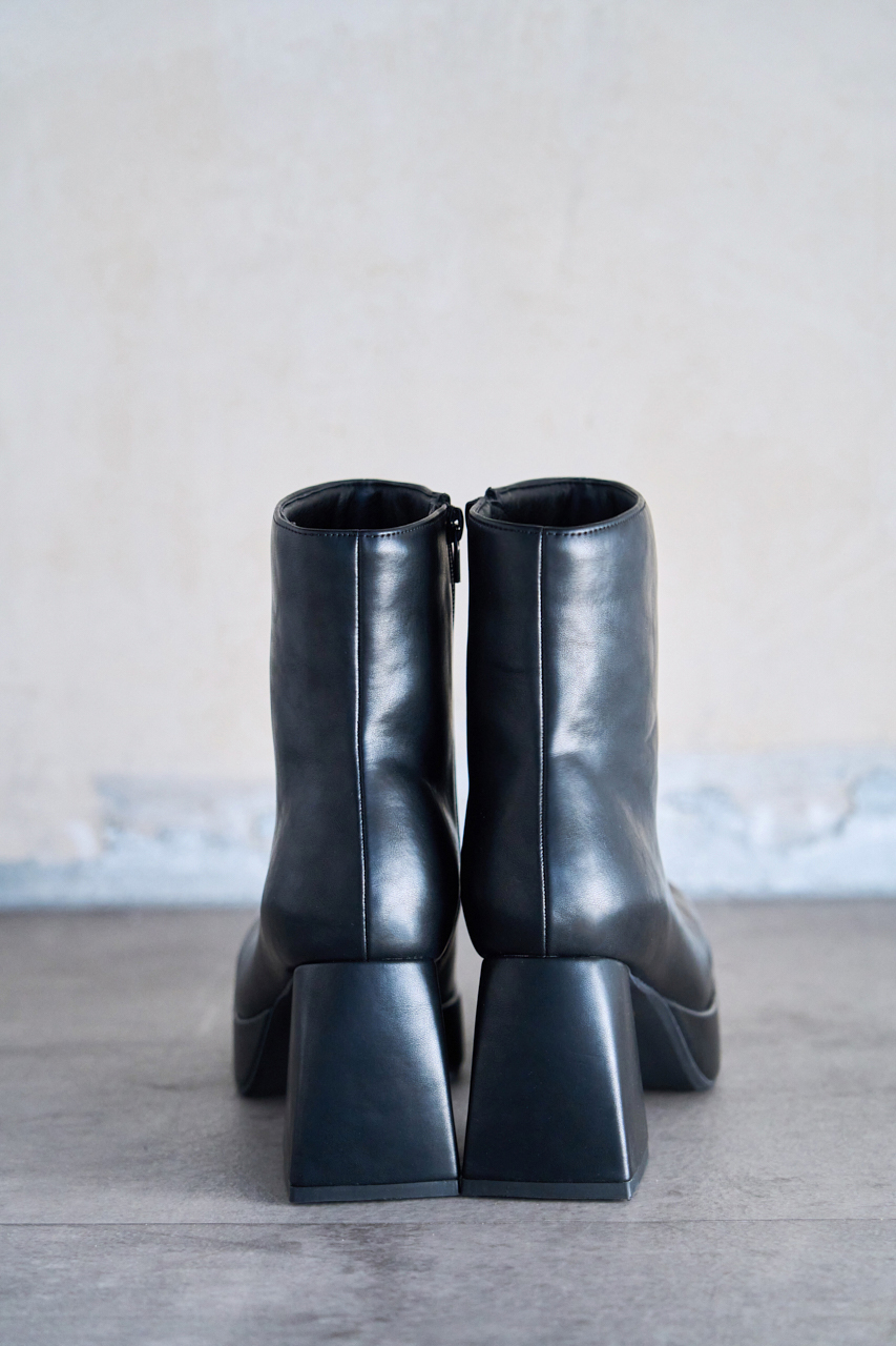 THICK HEEL BOOTS/シックヒールブーツ 詳細画像 BLK 3