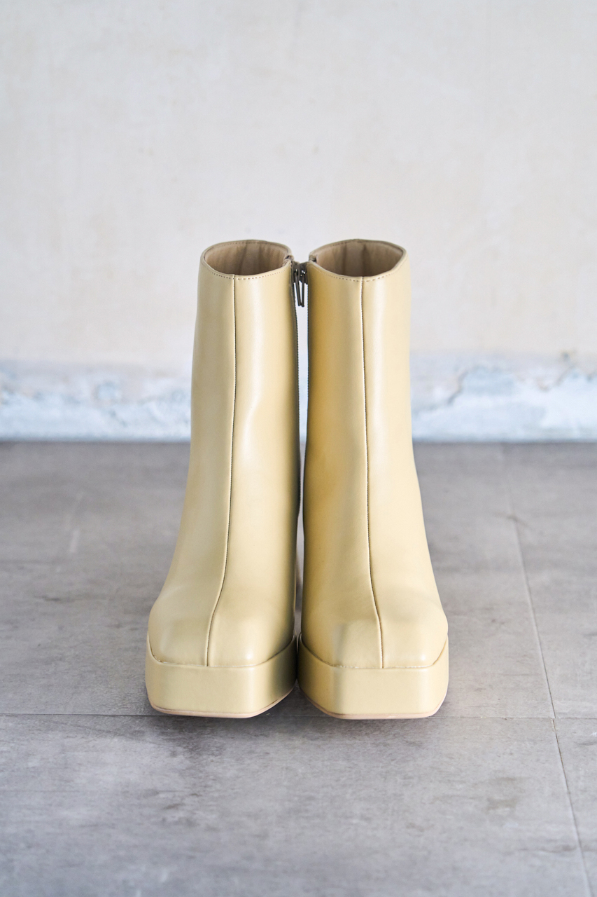 THICK HEEL BOOTS/シックヒールブーツ 詳細画像 L/BEG 3