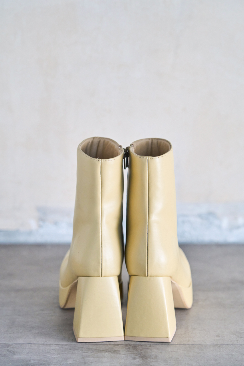 THICK HEEL BOOTS/シックヒールブーツ 詳細画像 L/BEG 4