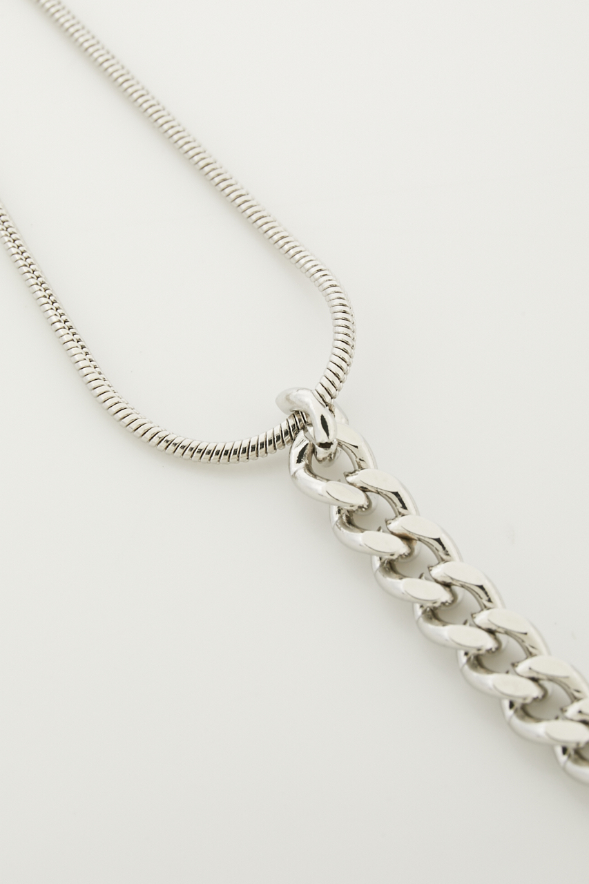 MIX CHAIN NECKLACE/ミックスチェーンネックレス 詳細画像 SLV 4