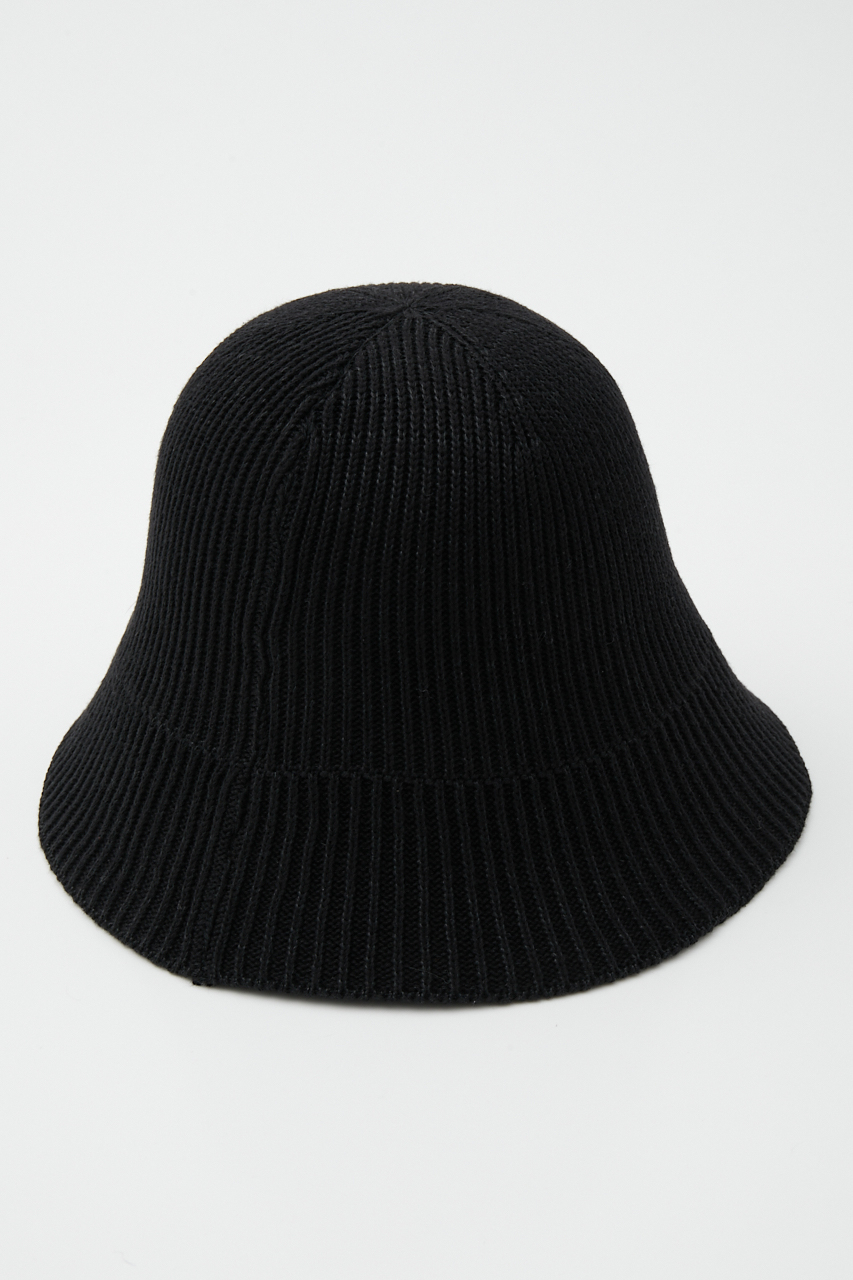 KNIT FLARE HAT/ニットフレアハット 詳細画像 BLK 4