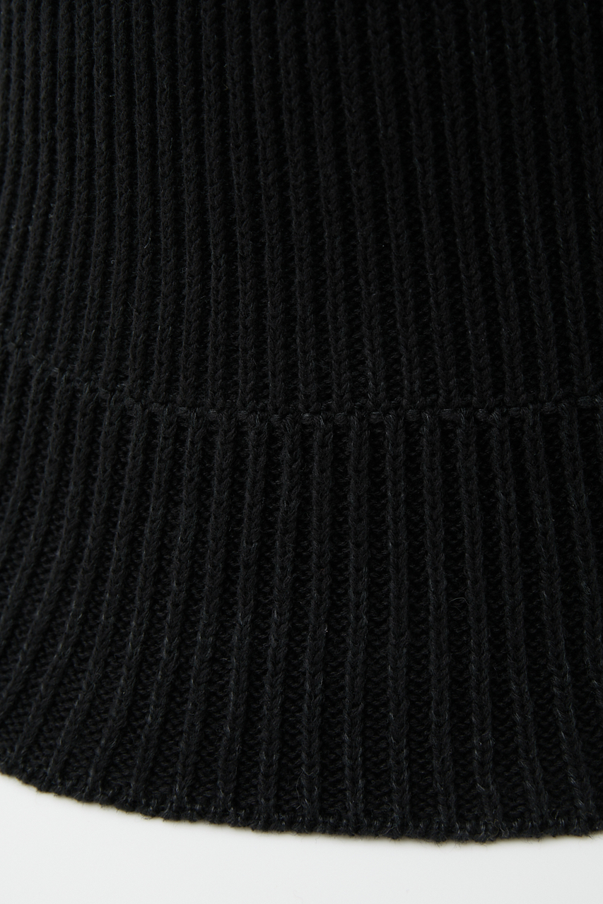 KNIT FLARE HAT/ニットフレアハット 詳細画像 BLK 6