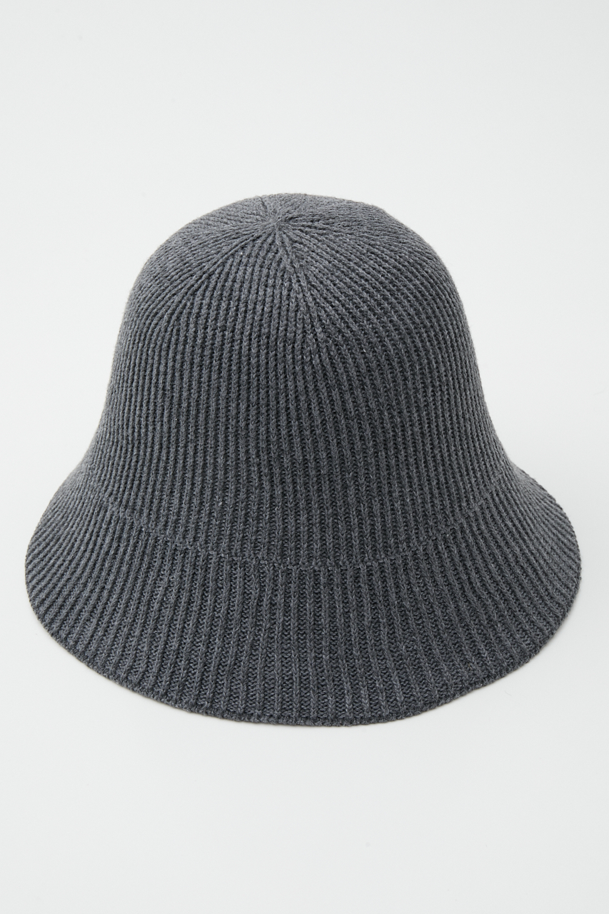 KNIT FLARE HAT/ニットフレアハット 詳細画像 GRY 2